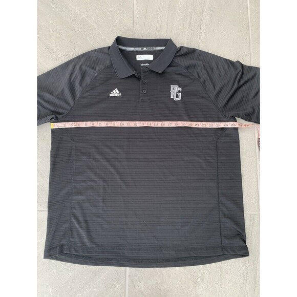 Adidas Mens Black Professional Golf Short Sleeve Polo Climalite Size 2XL - Picture 6 of 7